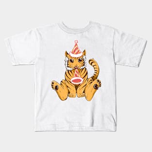 Birthday Tiger Kids T-Shirt